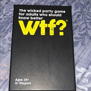 Wtf? Party Game - Black and Yellow